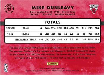 2014-15 Donruss - Stat Line Season #66 Mike Dunleavy Back