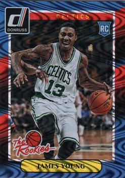 2014-15 Donruss - The Rookies Swirlorama #11 James Young Front