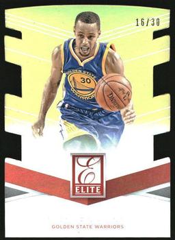 2014-15 Donruss - Elite Jersey Number Die Cuts #8 Stephen Curry Front