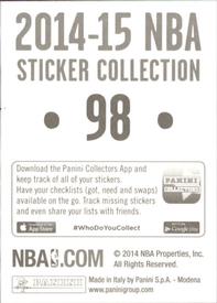 2014-15 Panini Stickers #98 Greg Monroe Back