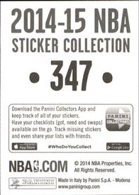 2014-15 Panini Stickers #347 J.J. Redick Back