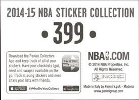 2014-15 Panini Stickers #399 Dennis Schroder Back