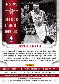2014-15 Panini Threads #95 Josh Smith Back