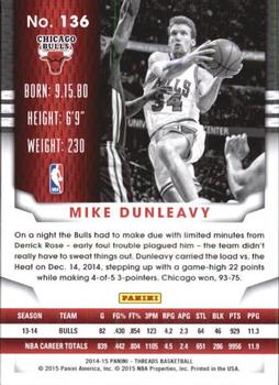 2014-15 Panini Threads #136 Mike Dunleavy Jr. Back