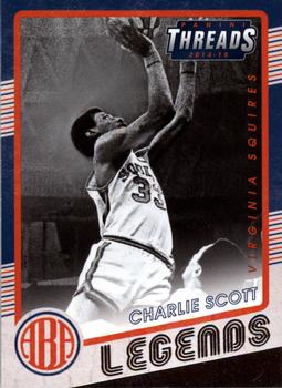 2014-15 Panini Threads - ABA Legends #5 Charlie Scott Front