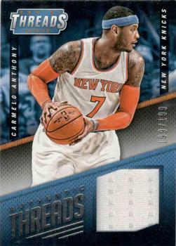 2014-15 Panini Threads - Authentic Threads #4 Carmelo Anthony Front