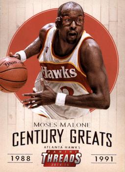 2014-15 Panini Threads - Century Greats #6 Moses Malone Front
