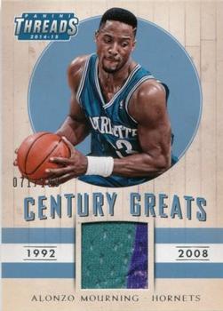2014-15 Panini Threads - Century Greats Threads #24 Alonzo Mourning Front