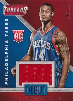 2014-15 Panini Threads - Debut Threads #15 K.J. McDaniels Front