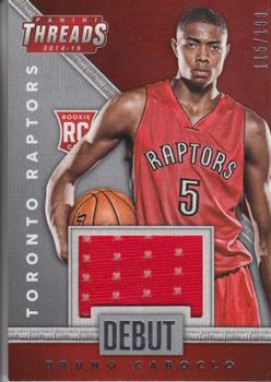 2014-15 Panini Threads - Debut Threads #37 Bruno Caboclo Front