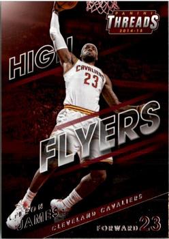 2014-15 Panini Threads - High Flyers #4 LeBron James Front