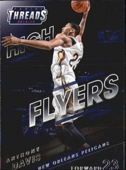 2014-15 Panini Threads - High Flyers #11 Anthony Davis Front