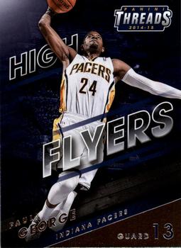 2014-15 Panini Threads - High Flyers #15 Paul George Front