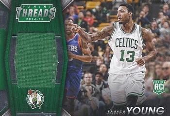 2014-15 Panini Threads - Rookie Jumbo Materials #15 James Young Front