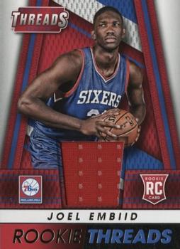2014-15 Panini Threads - Rookie Threads #13 Joel Embiid Front