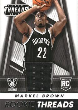 2014-15 Panini Threads - Rookie Threads #43 Markel Brown Front