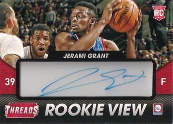 2014-15 Panini Threads - Rookie View #10 Jerami Grant Front