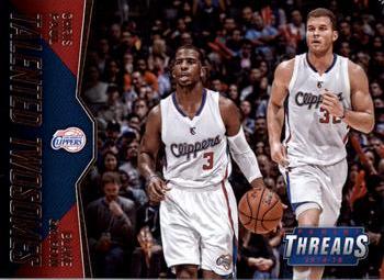 2014-15 Panini Threads - Talented Twosomes #5 Blake Griffin / Chris Paul Front