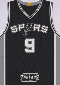 2014-15 Panini Threads - Team Threads #54 Tony Parker Front