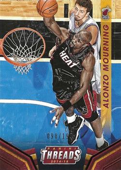2014-15 Panini Threads - Century Proof Red #4 Alonzo Mourning Front
