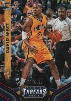 2014-15 Panini Threads - Century Proof Red #41 David West Front
