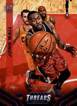 2014-15 Panini Threads - Century Proof Red #91 John Wall Front