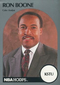 1990-91 Hoops - Announcers #NNO Ron Boone Front