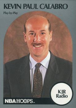 1990-91 Hoops - Announcers #NNO Kevin Paul Calabro Front