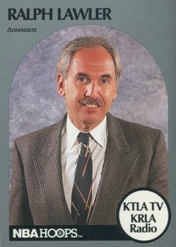 1990-91 Hoops - Announcers #NNO Ralph Lawler Front