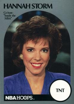 1990-91 Hoops - Announcers #NNO Hannah Storm Front