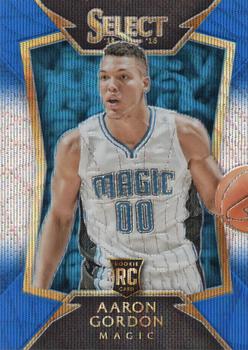 2014-15 Panini Select - Prizms Blue and Silver #91 Aaron Gordon Front