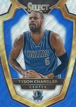 2014-15 Panini Select - Prizms Blue and Silver #154 Tyson Chandler Front
