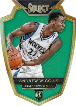 2014-15 Panini Select - Prizms Green #120 Andrew Wiggins Front