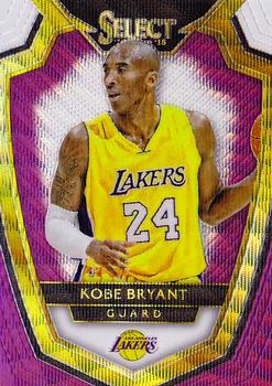 2014-15 Panini Select - Prizms Purple and White #101 Kobe Bryant Front