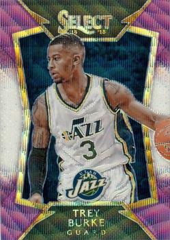 2014-15 Panini Select - Prizms Purple and White #59 Trey Burke Front