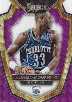 2014-15 Panini Select - Prizms Purple and White #176 Alonzo Mourning Front