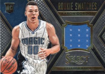 2014-15 Panini Select - Rookie Swatches #2 Aaron Gordon Front
