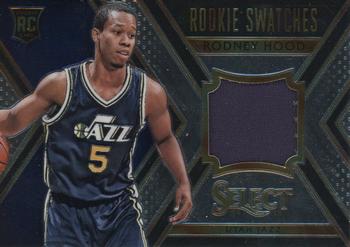 2014-15 Panini Select - Rookie Swatches #14 Rodney Hood Front