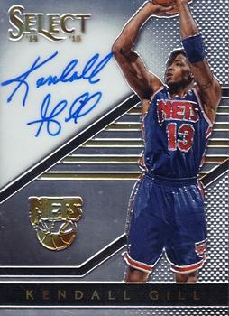 2014-15 Panini Select - Signatures #S-KG Kendall Gill Front