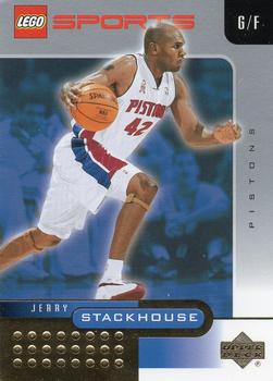 2003 Upper Deck Lego - Gold #17 Jerry Stackhouse Front