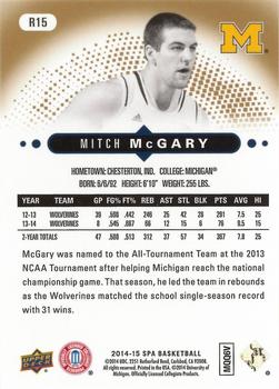 2014-15 SP Authentic - Rookie Extended #R15 Mitch McGary Back