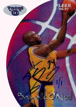 2014-15 SP Authentic - Shaquille O'Neal Buyback Autographs #2 1996-97 Fleer Total O 9 Front