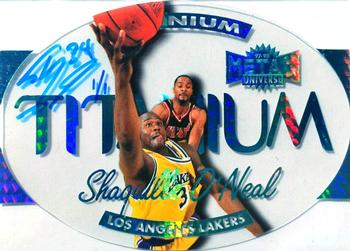 2014-15 SP Authentic - Shaquille O'Neal Buyback Autographs #5 1997-98 Metal Universe Titanium 4 T Front
