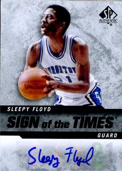 2014-15 SP Authentic - Sign of the Times #SOT-SF Sleepy Floyd Front