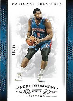 2014-15 Panini National Treasures #24 Andre Drummond Front