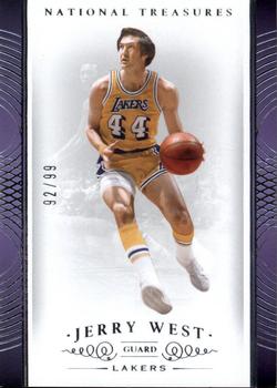 2014-15 Panini National Treasures #91 Jerry West Front