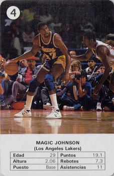 1988 Fournier NBA Estrellas #4 Magic Johnson Front