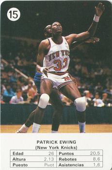 1988 Fournier NBA Estrellas #15 Patrick Ewing Front