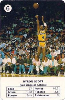 1988 Fournier NBA Estrellas #6 Byron Scott Front
