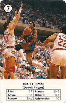 1988 Fournier NBA Estrellas #7 Isiah Thomas Front